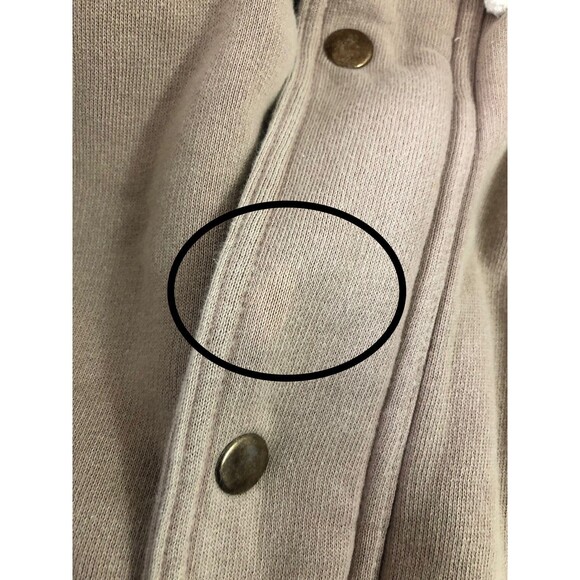 Free People Cardigan Radio Hoodie Top Jacket Zip-Up Oversized M NWD 282898 - Picture 12 of 13